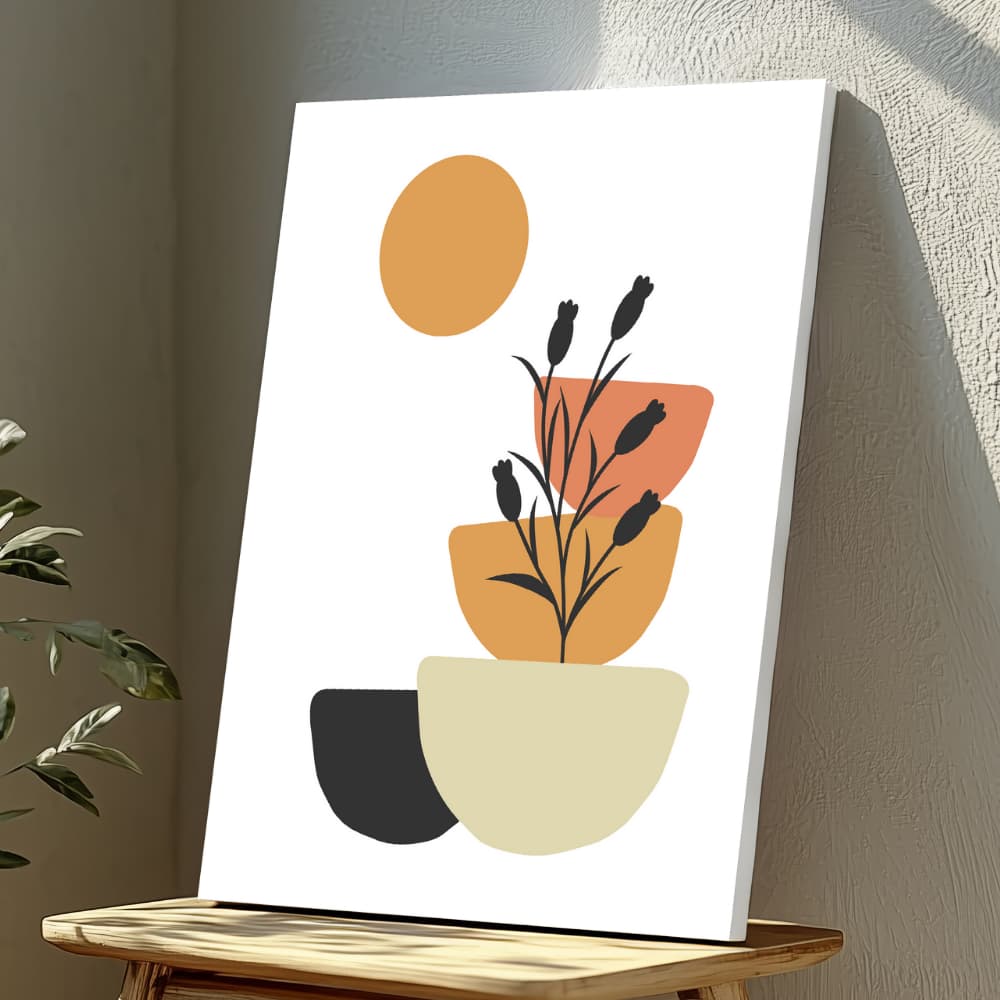 Mounted Wall Art Decor Vinyl Print - Vibrant, Elegant and Ready to Hang (A3-Size), photo 1