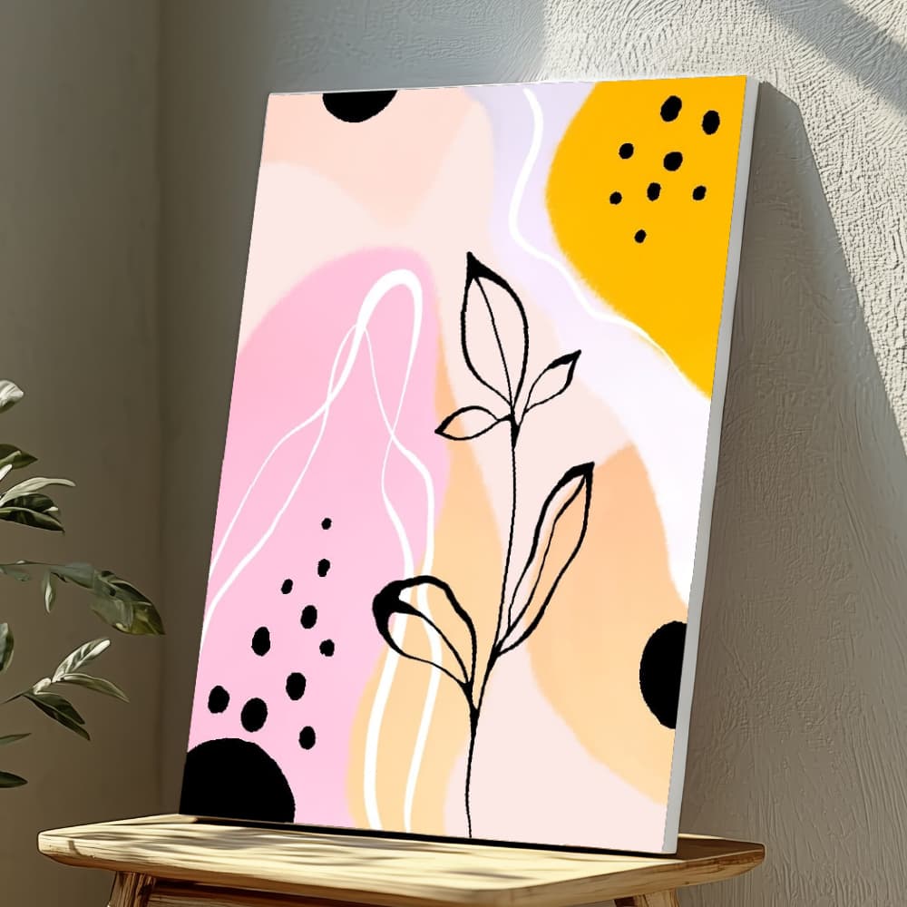 Mounted Wall Art Decor Vinyl Print - Vibrant, Elegant and Ready to Hang (A3-Size), photo 1