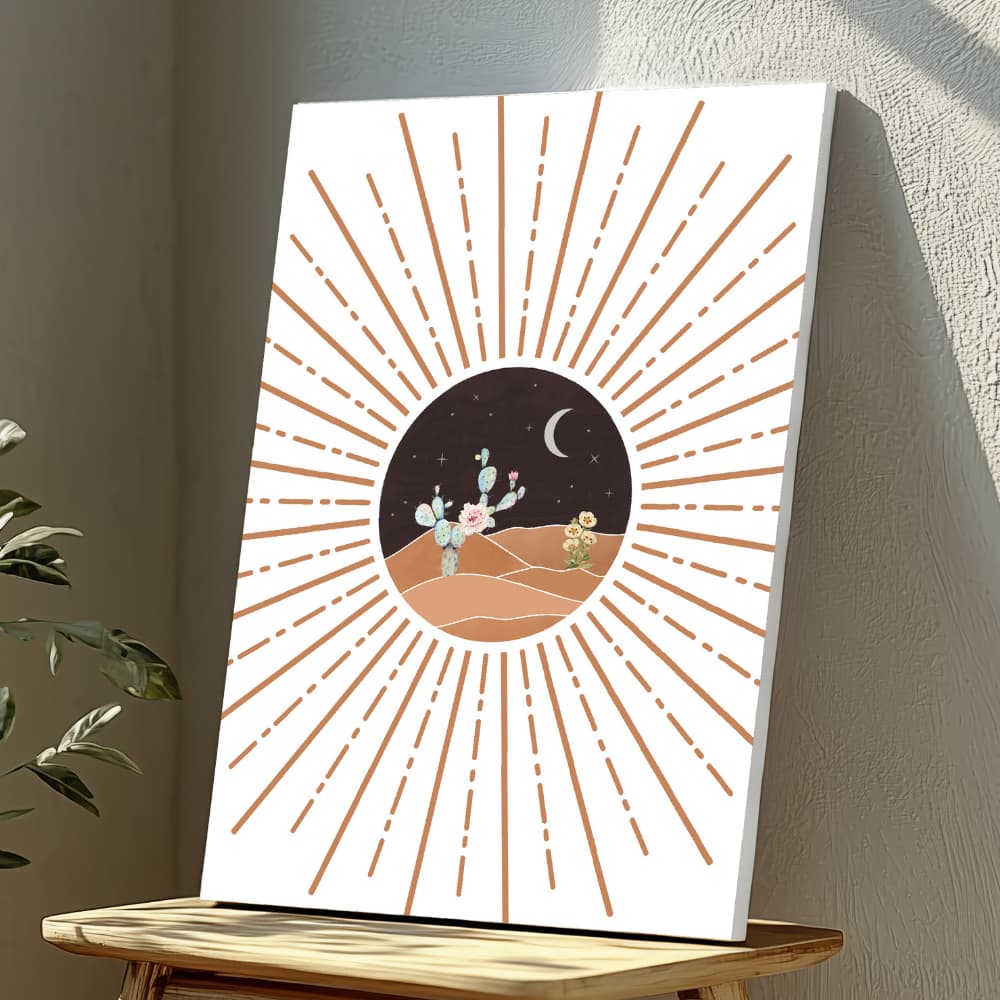 Mounted Wall Art Decor Vinyl Print - Vibrant, Elegant and Ready to Hang (A3-Size), photo 1