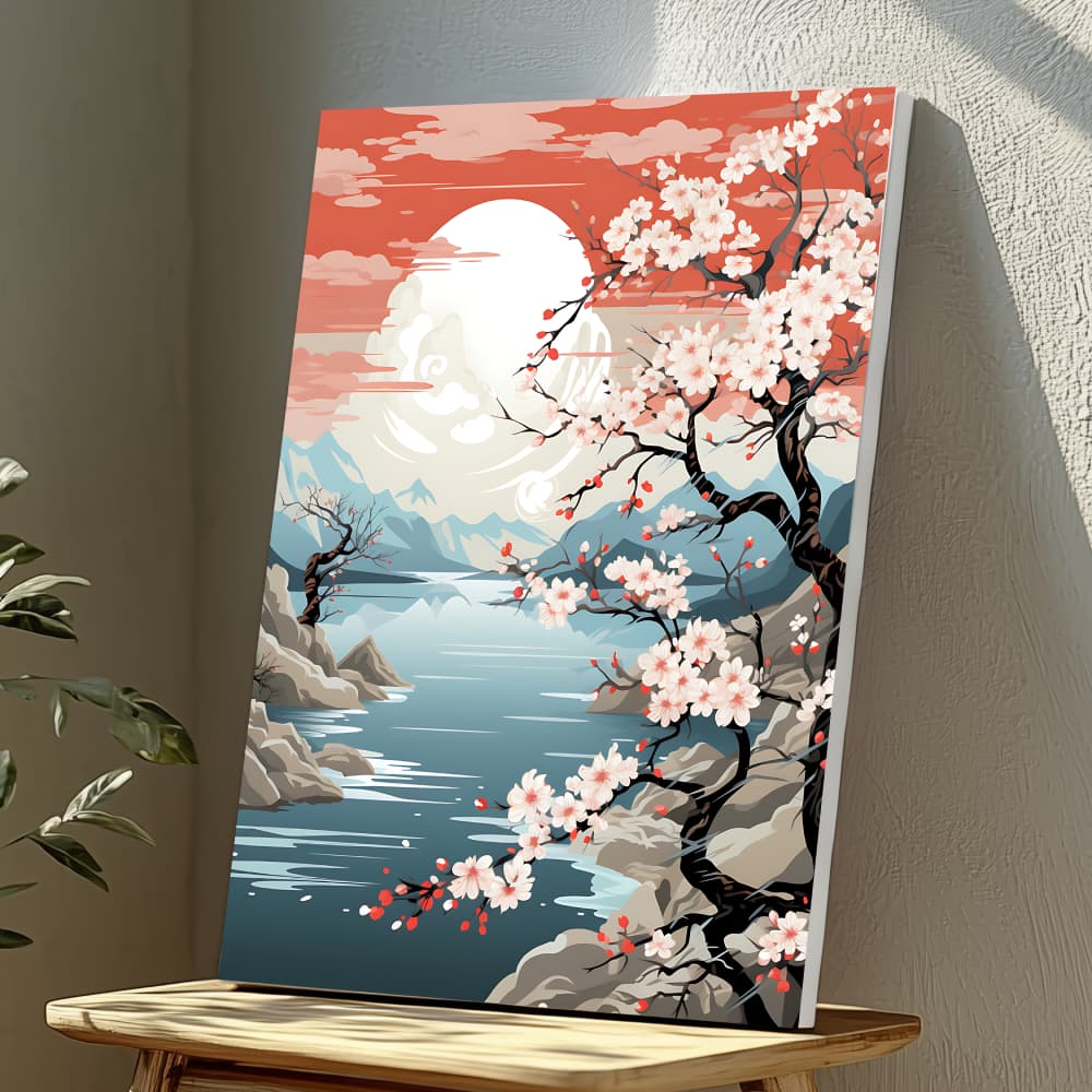 Mounted Wall Art Decor Vinyl Print - Vibrant, Elegant and Ready to Hang (A3-Size), photo 1