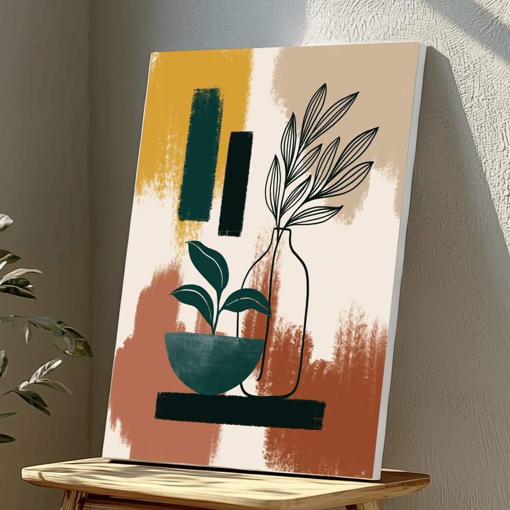 Mounted Wall Art Decor Vinyl Print - Vibrant, Elegant and Ready to Hang (A3-Size), photo 1
