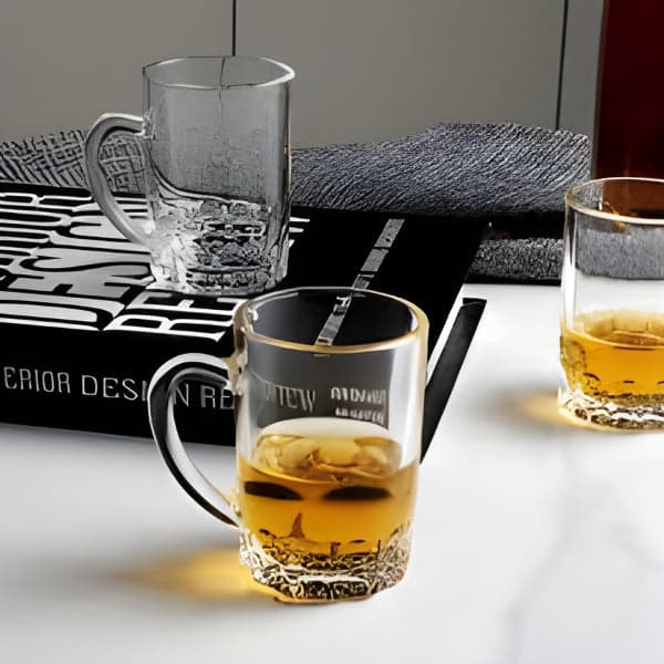 Mini Glass Teacups - Set of 6 Stylish Mini Turkish Glass Teacups (90ml), photo 5