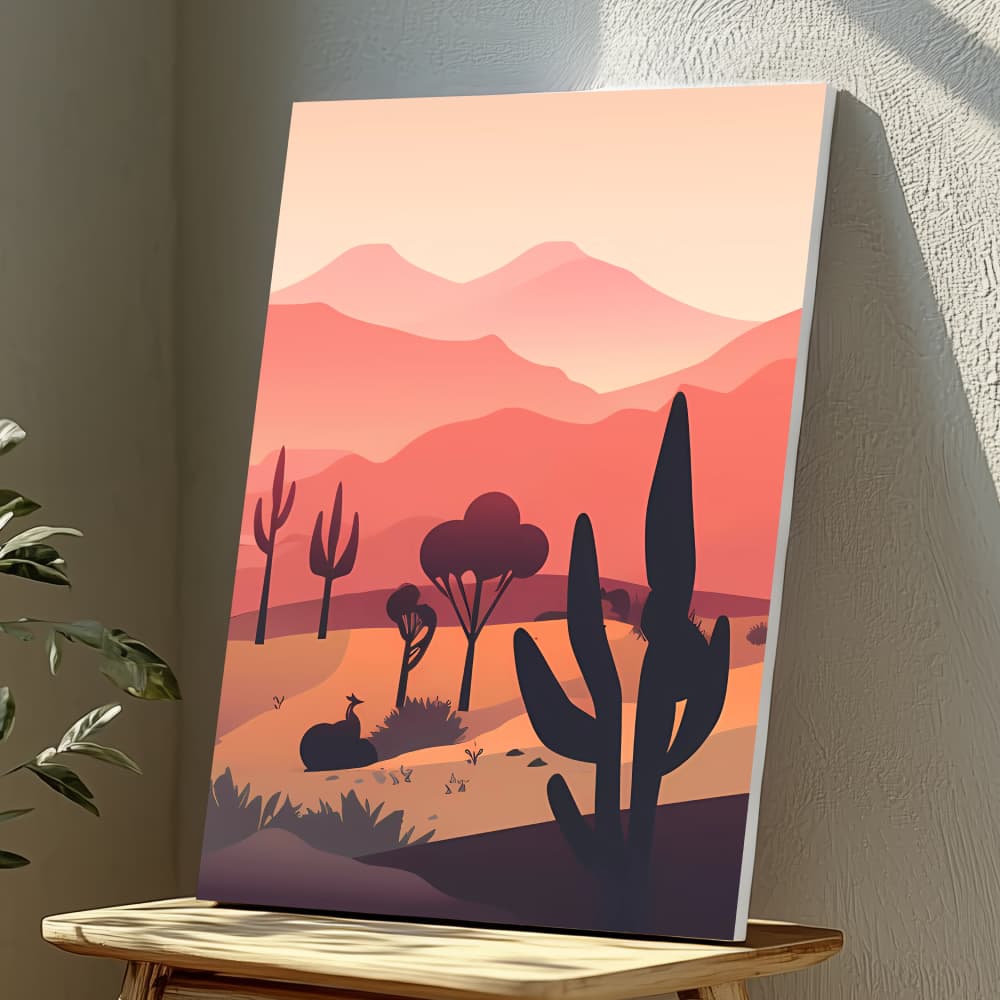 Mounted Wall Art Decor Vinyl Print - Vibrant, Elegant and Ready to Hang (A3-Size), photo 1