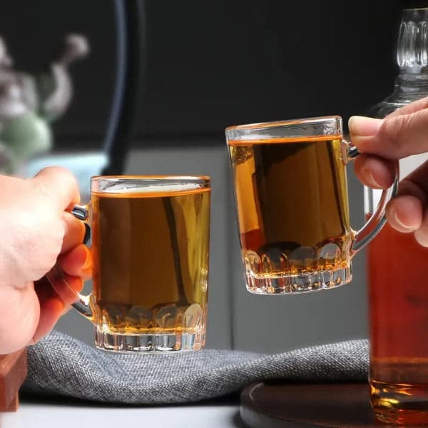 Mini Glass Teacups - Set of 6 Stylish Mini Turkish Glass Teacups (90ml), photo 3
