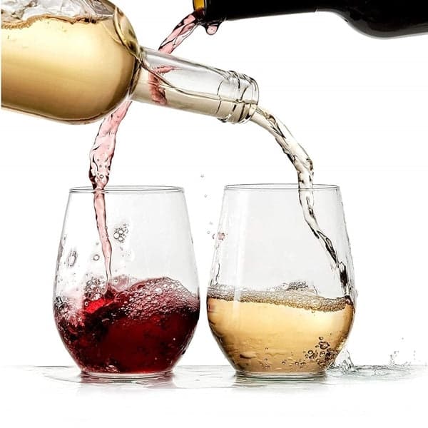 Glass Tumblers - Set of 6 Stemless Drinking Glass Tumblers (500ml), photo 2