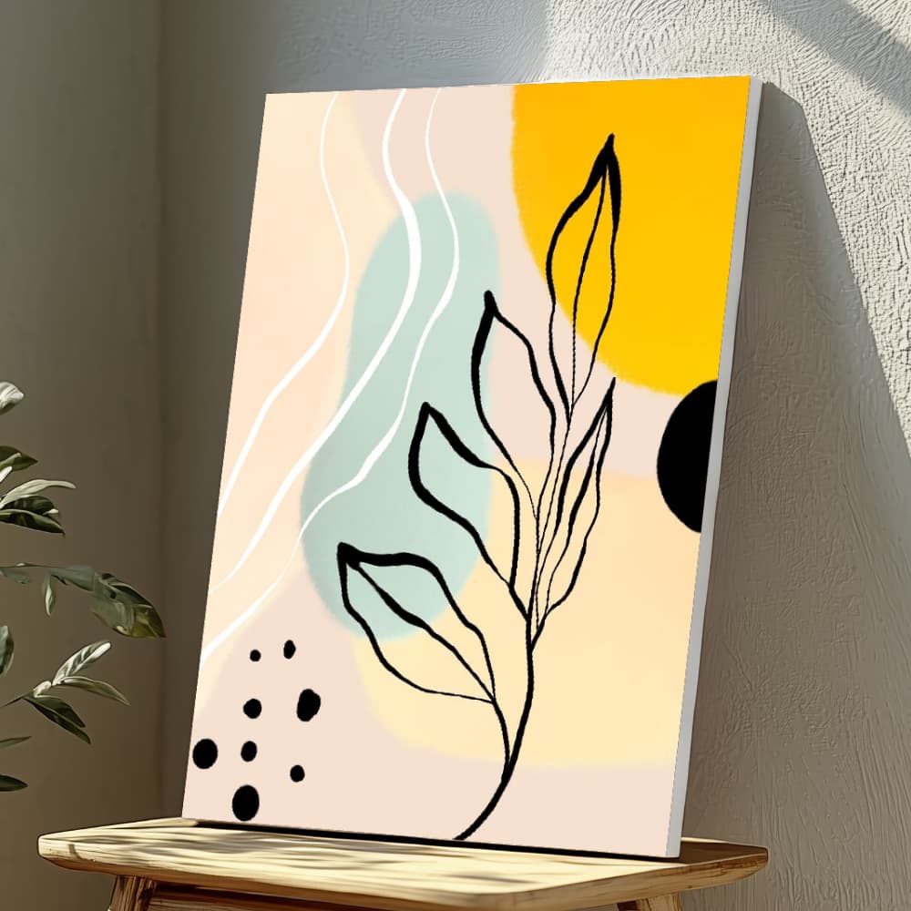 Mounted Wall Art Decor Vinyl Print - Vibrant, Elegant and Ready to Hang (A3-Size), photo 1