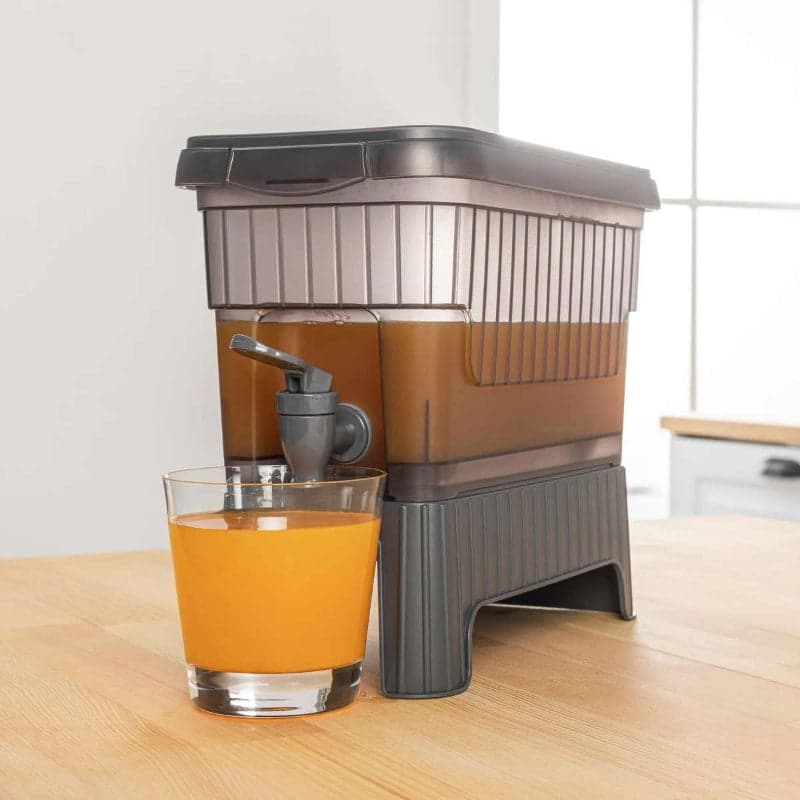 Water and Juice Dispenser with Faucet and Stand - Grey, photo 3
