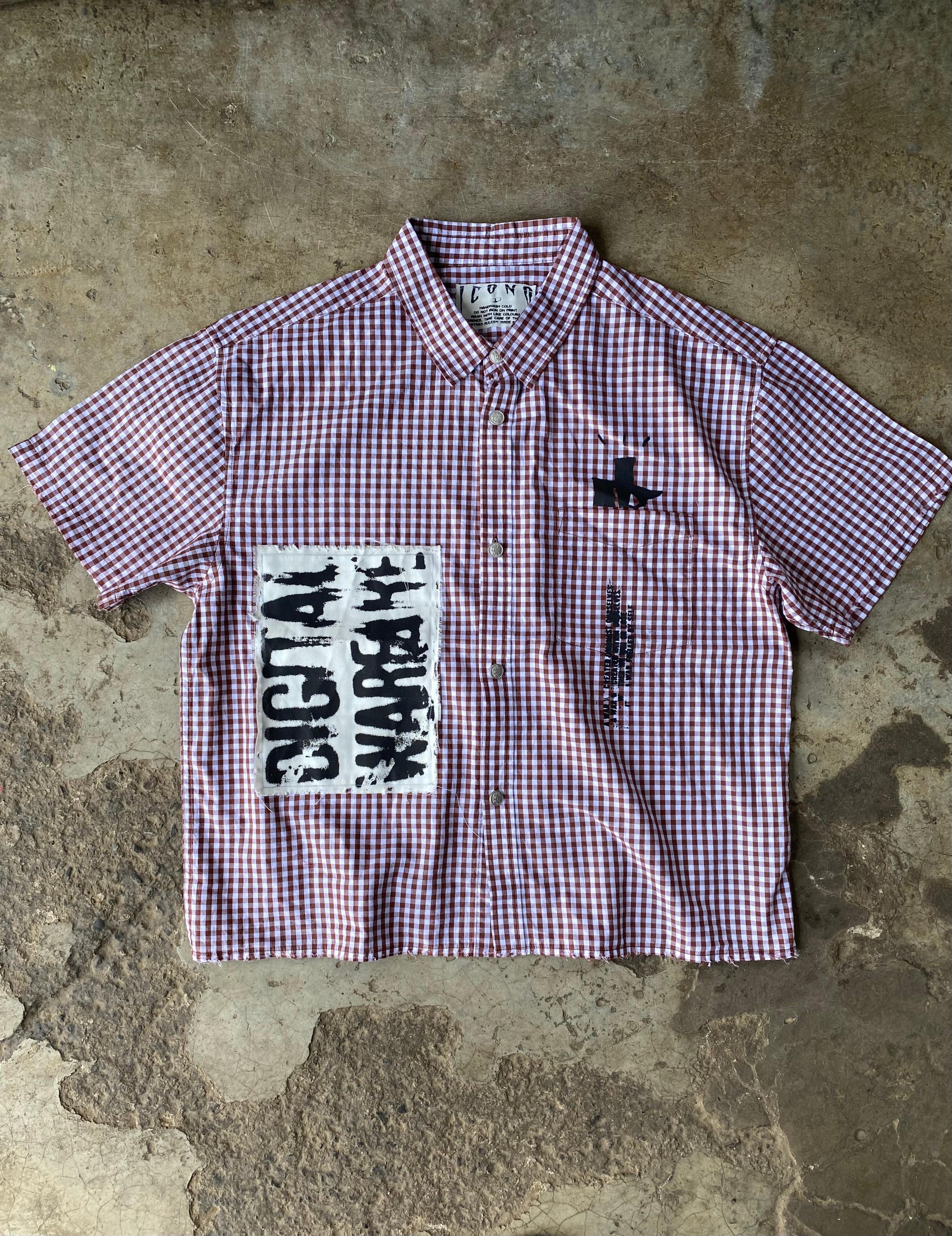 FUCK AI: DIGITAL WARFARE BUTTONUP, photo 1