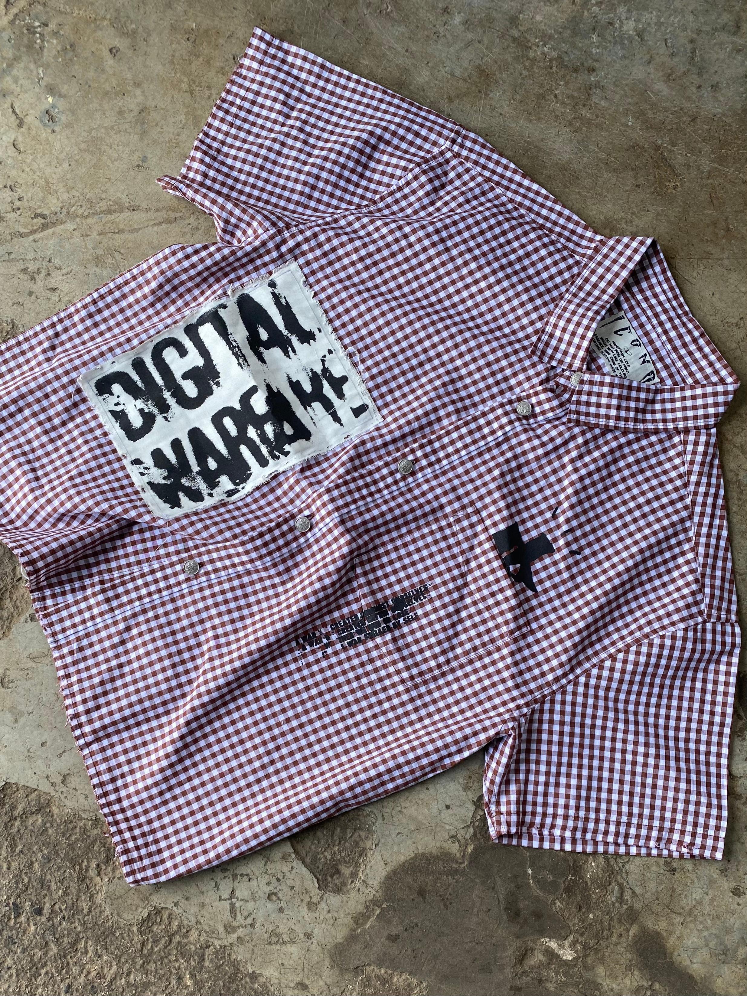 FUCK AI: DIGITAL WARFARE BUTTONUP, photo 3