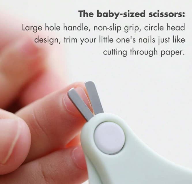Green Baby Nail Kit, 4-In-1 Baby Nail Care Set   — 4
