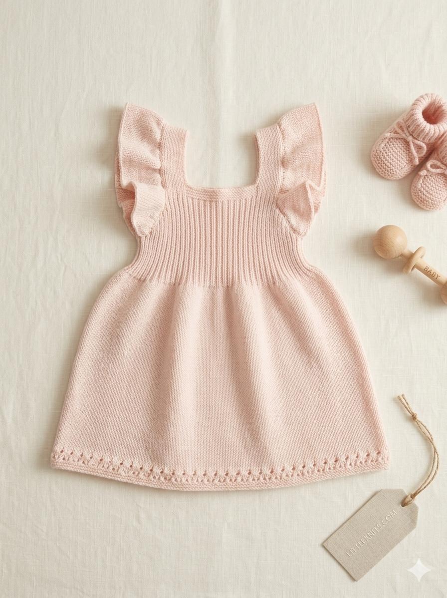 Pink ribbing dress, photo 1