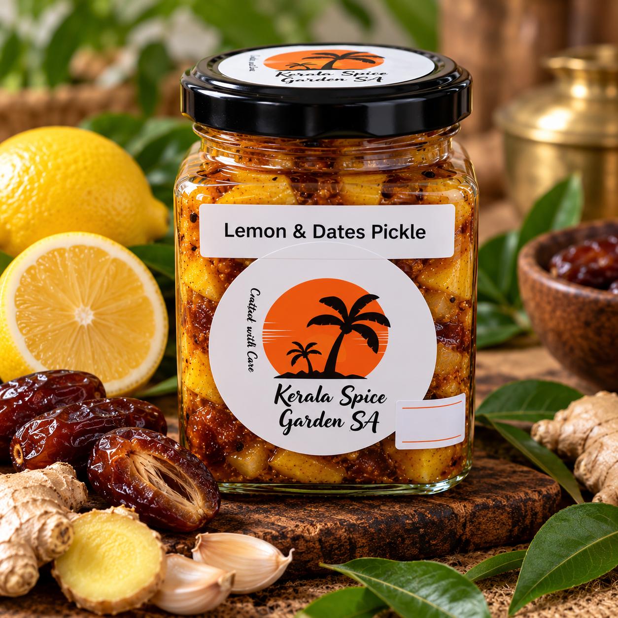 Lemon & Dates Pickle | Homemade | Preservative-Free