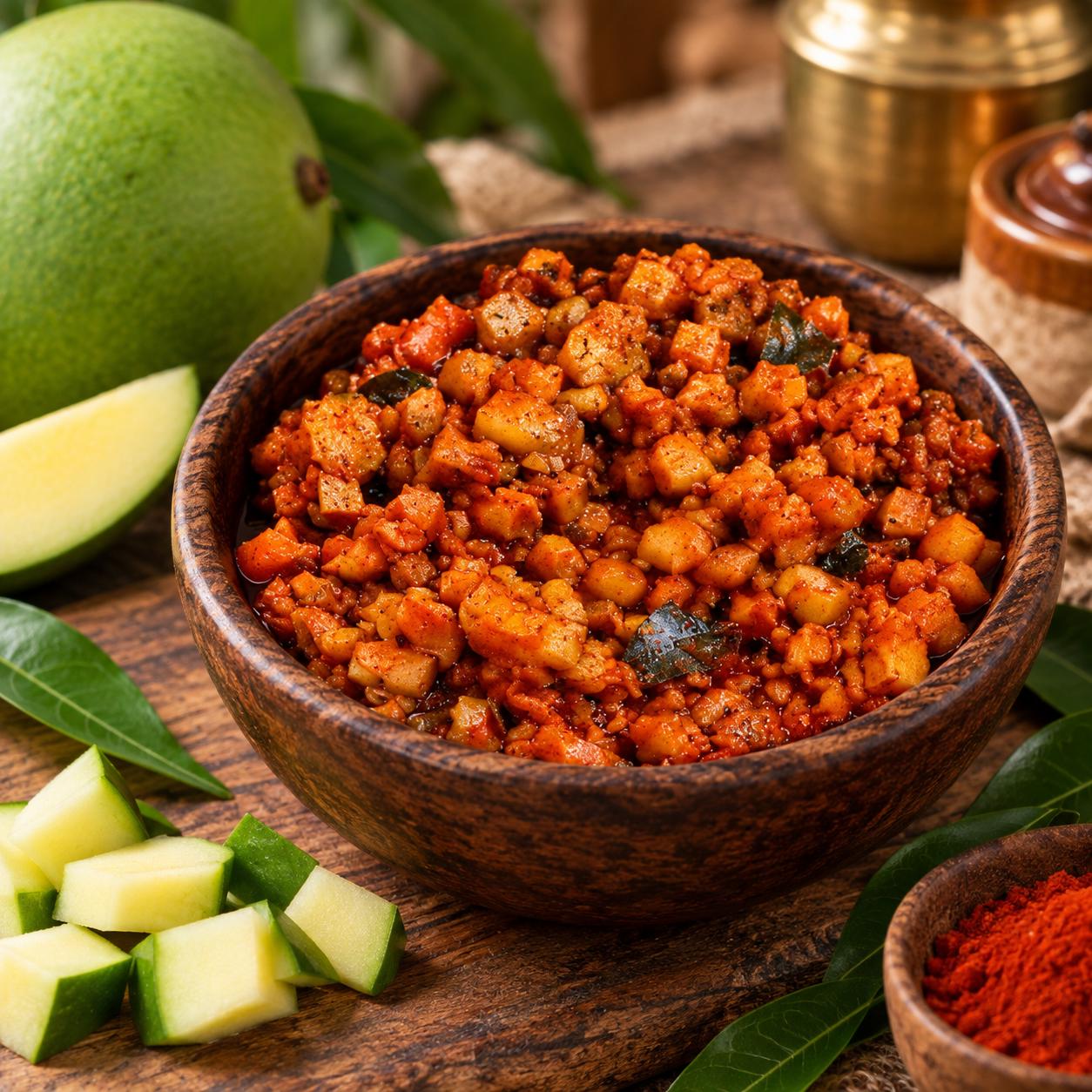 Mango Pickle- Kadumanga | Homemade | Preservative-Free — 3