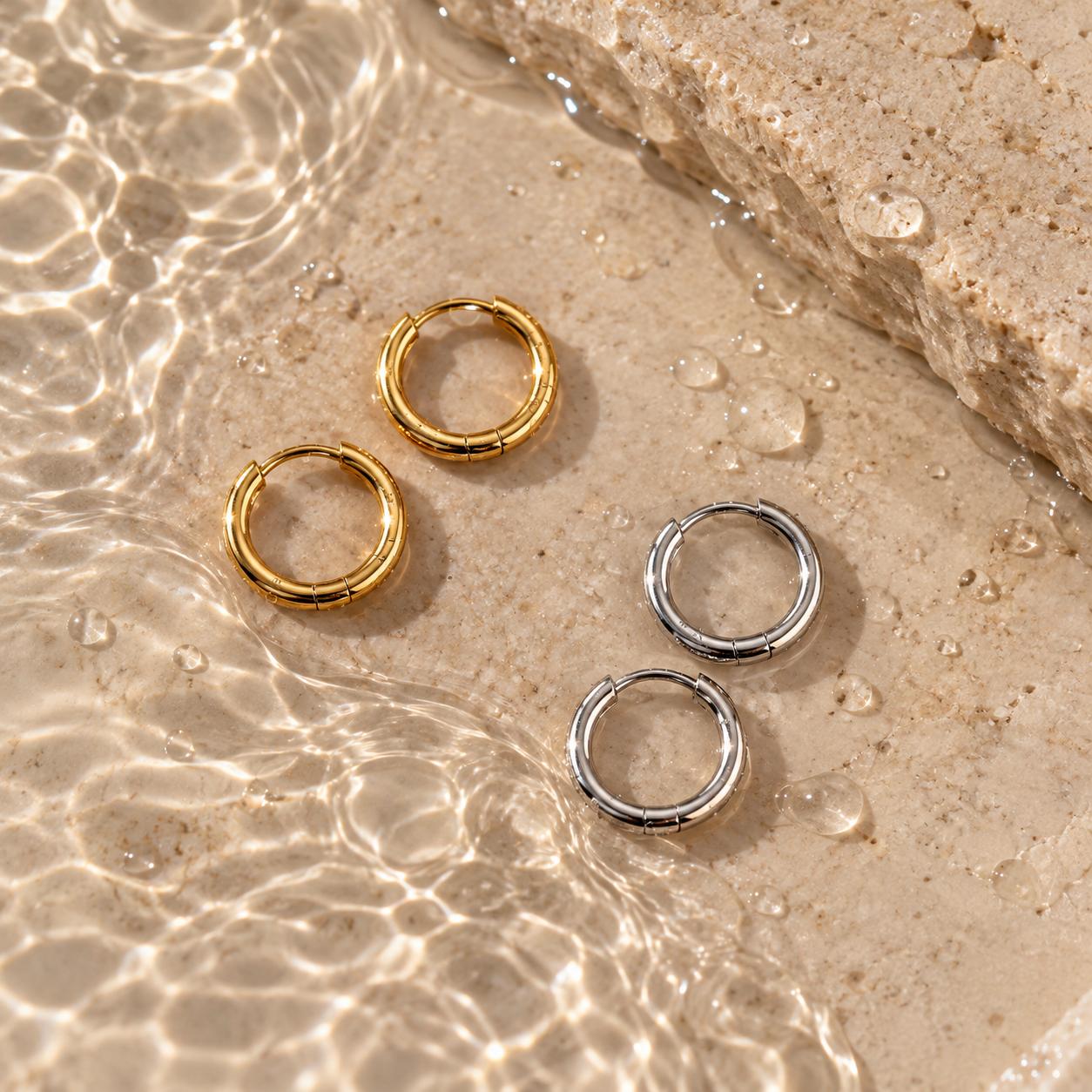 The Timeless Earrings sml - silver