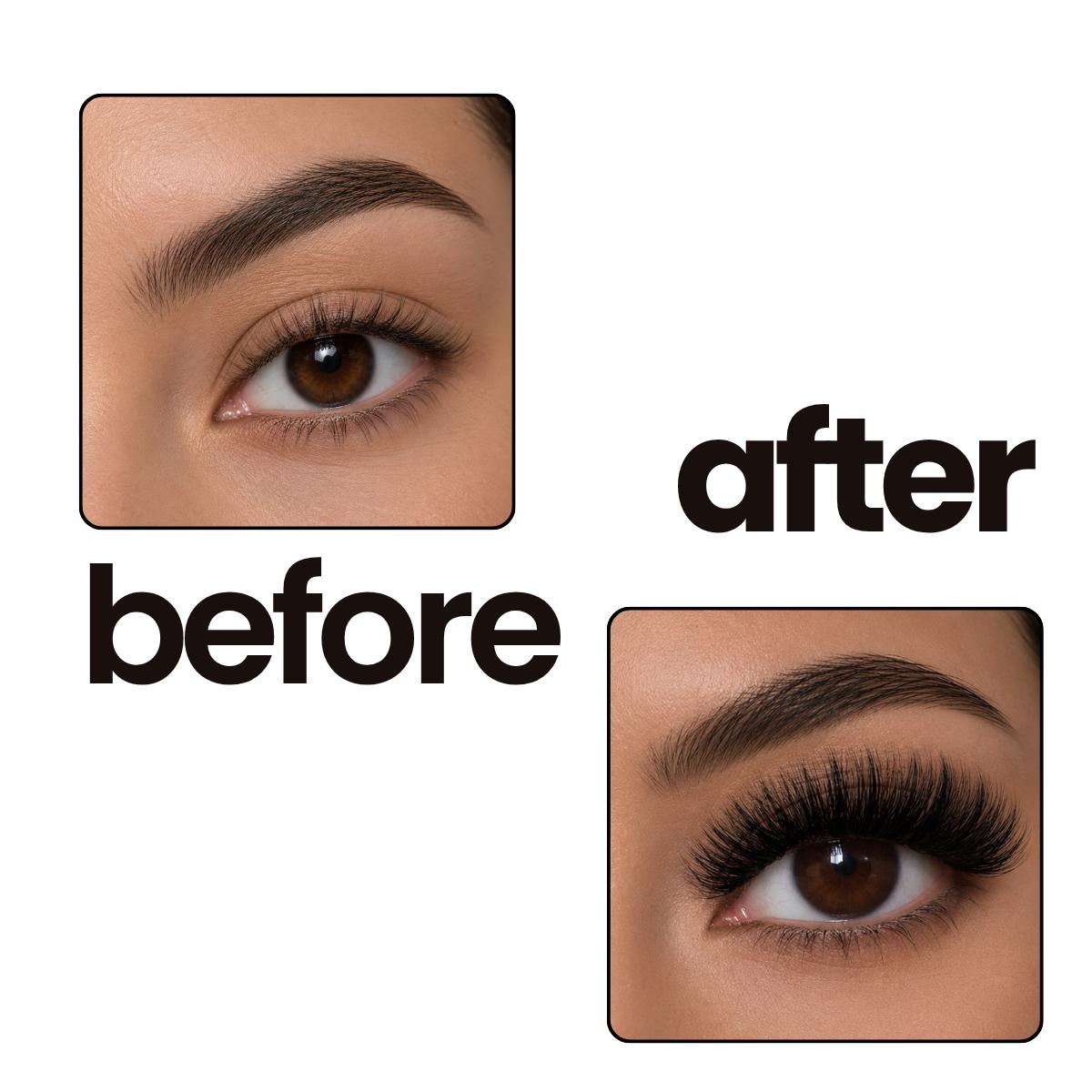 Fluffy Volume Lash Cluster Set 120 Clusters with Spoolie, photo 3