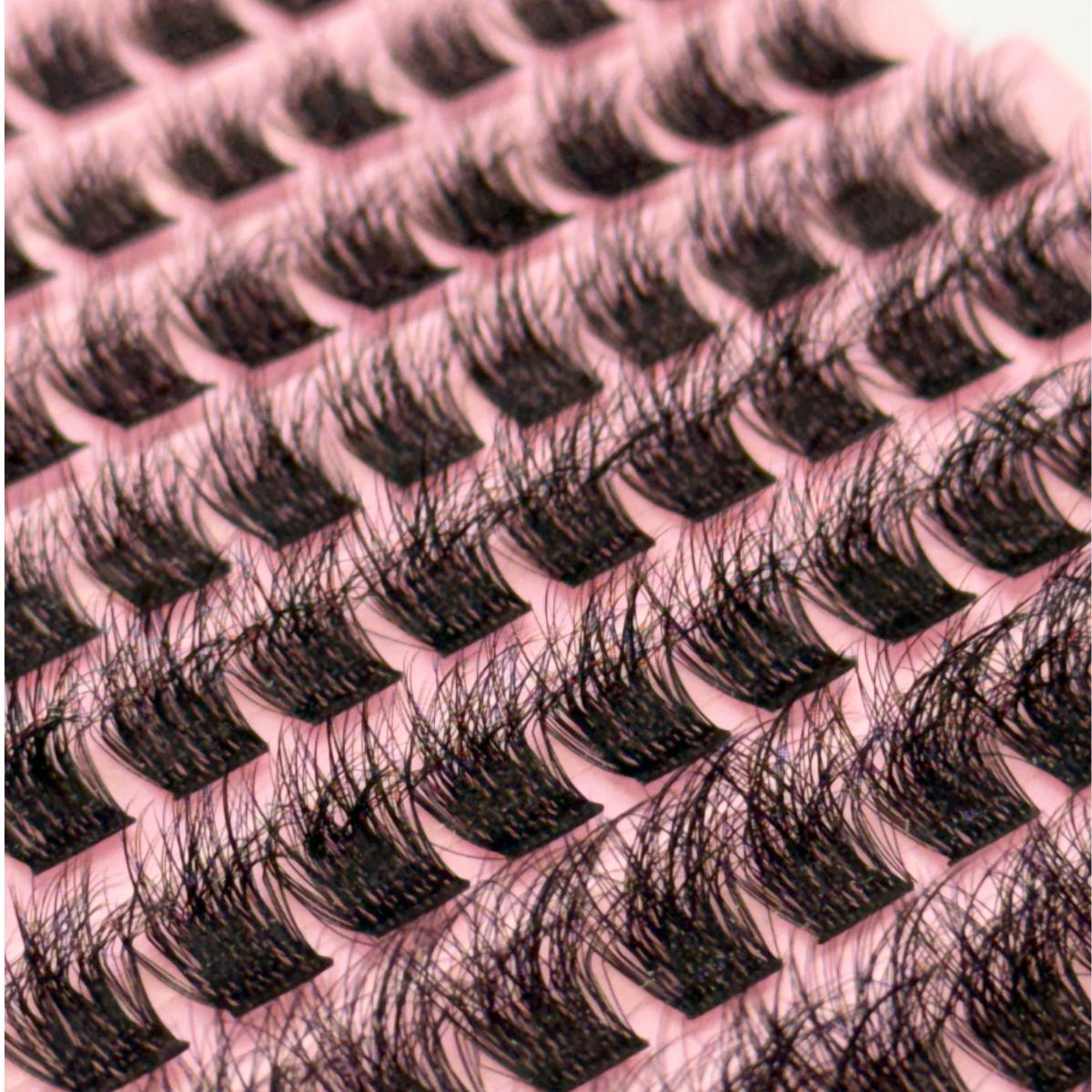 Fluffy Volume Lash Cluster Set 120 Clusters with Spoolie, photo 2