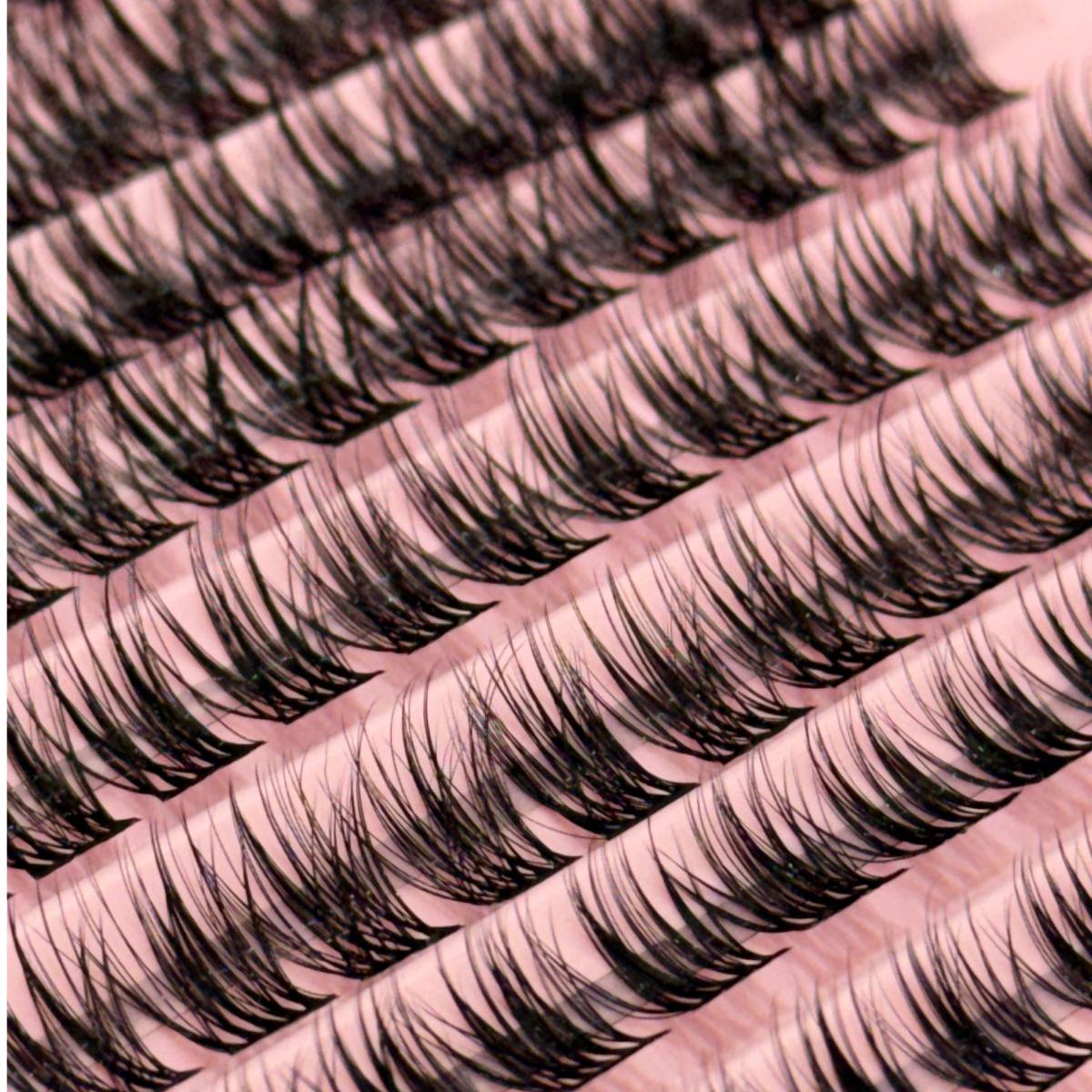 Natural Lash Cluster Set 120 Clusters with Spoolie, photo 2