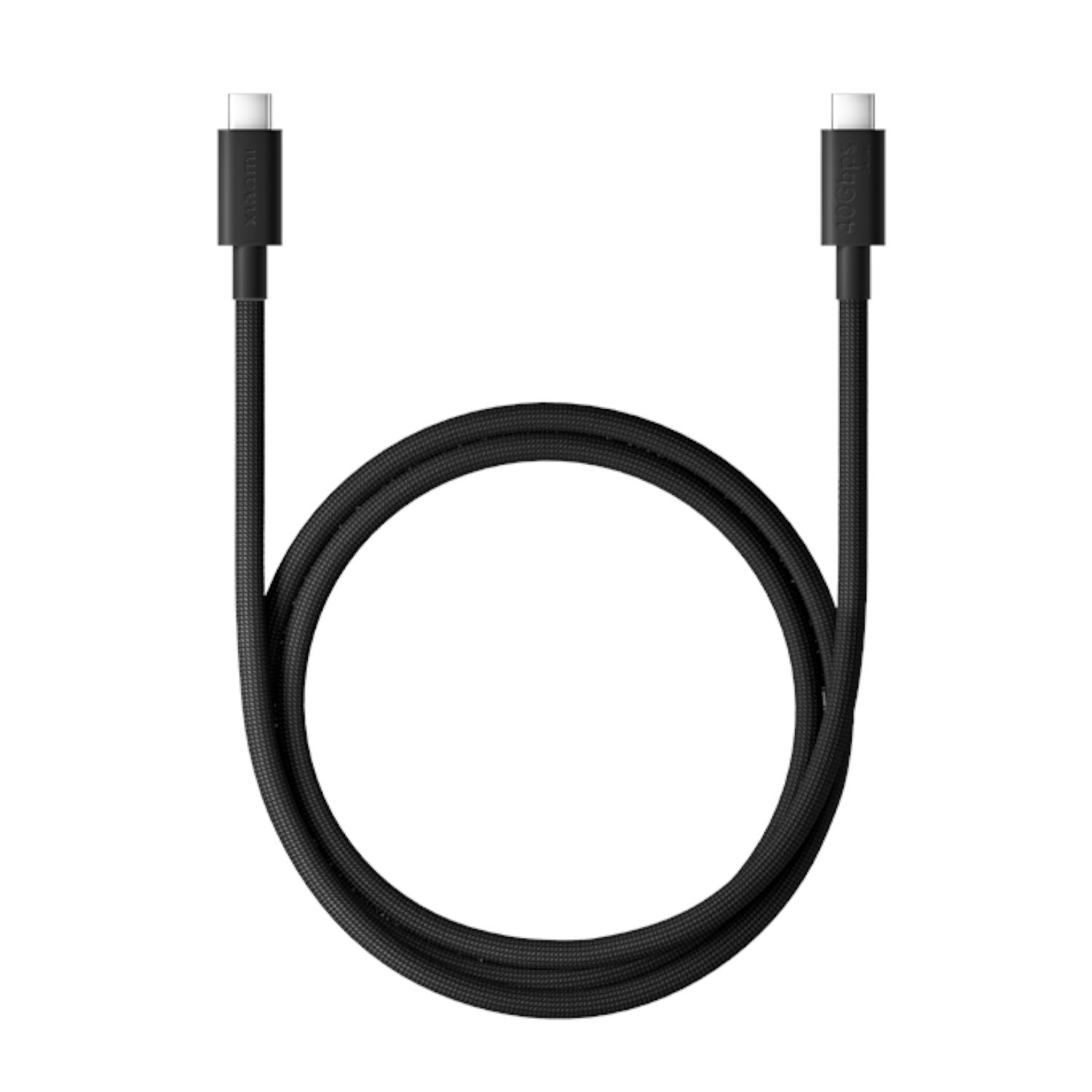 Xiaomi USB4 6A USB Type-C To USB Type-C Braided Cable 1m- (120W, 40Gbps, 8K), photo 3