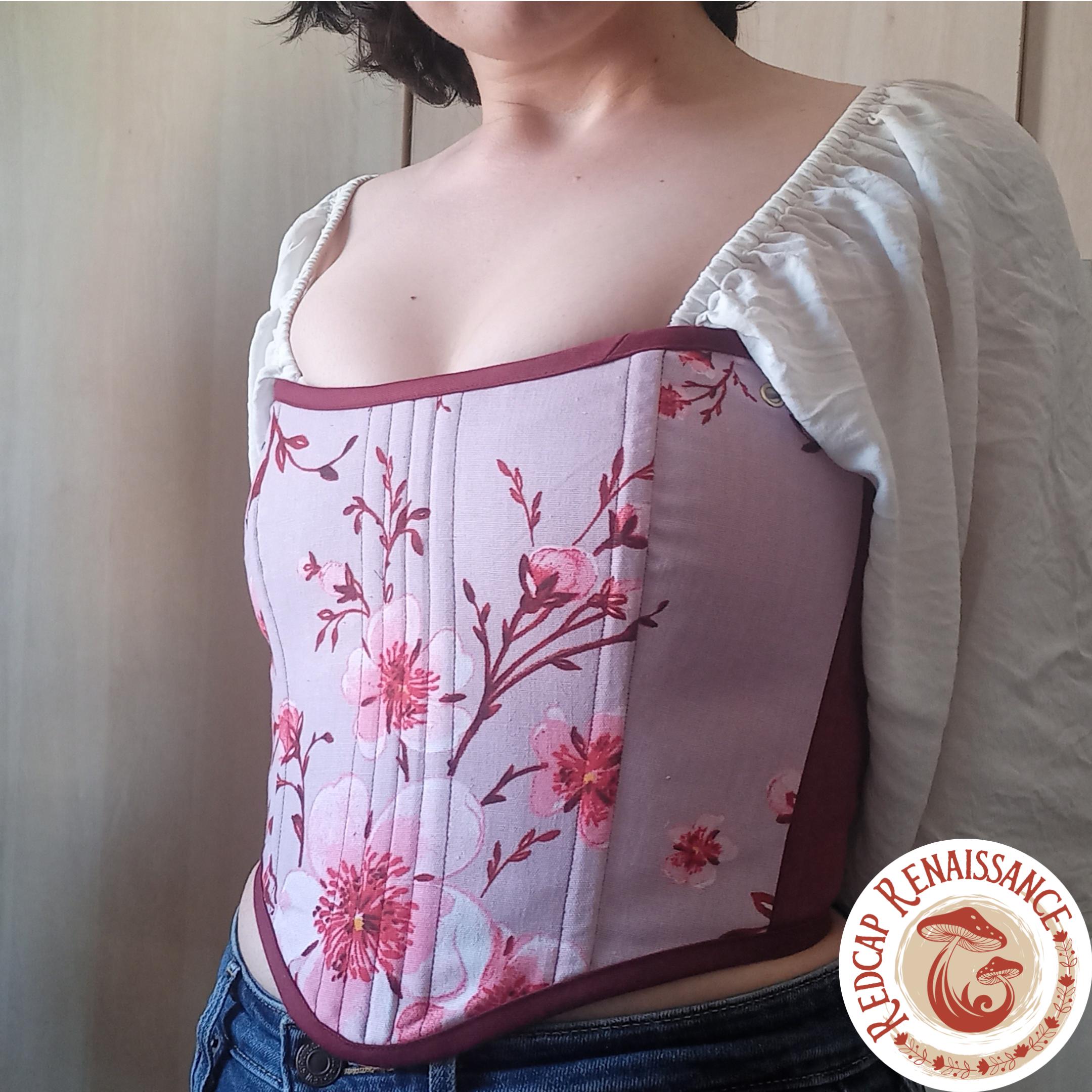 Plum Blossom Corset Top, photo 3