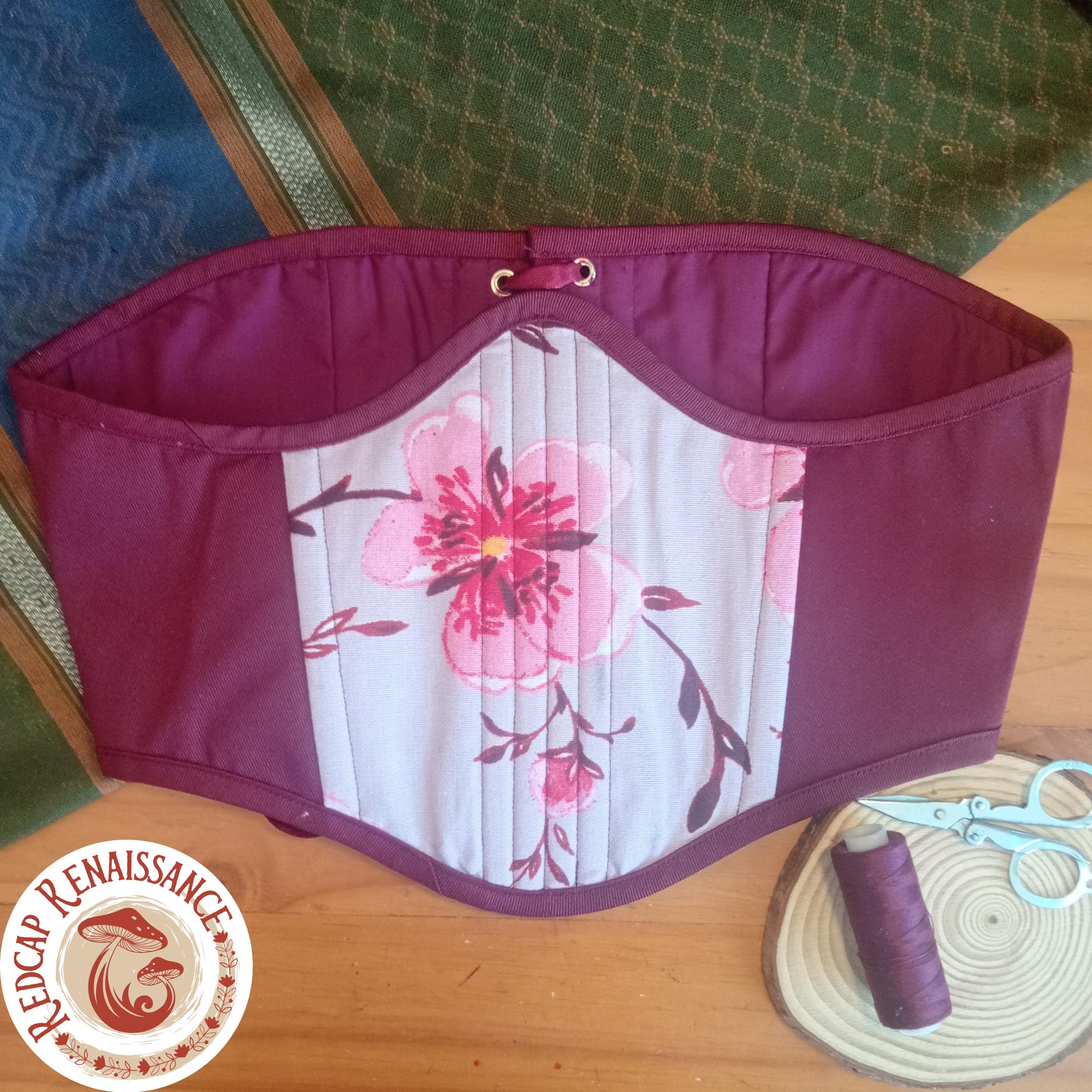 Plum Blossom Underbust Corset, photo 2