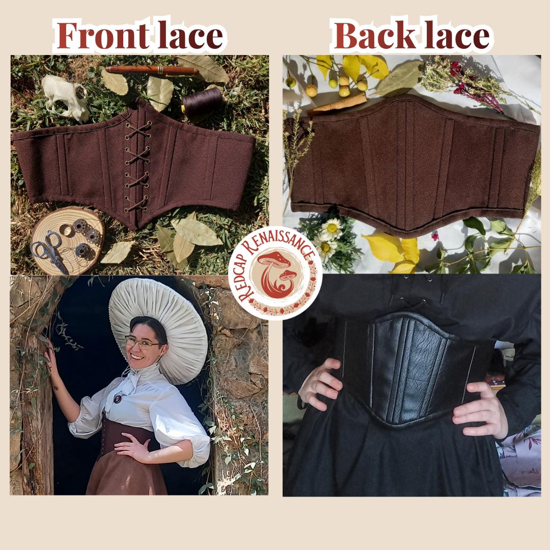 Underbust corset belt pattern PDF print, photo 3
