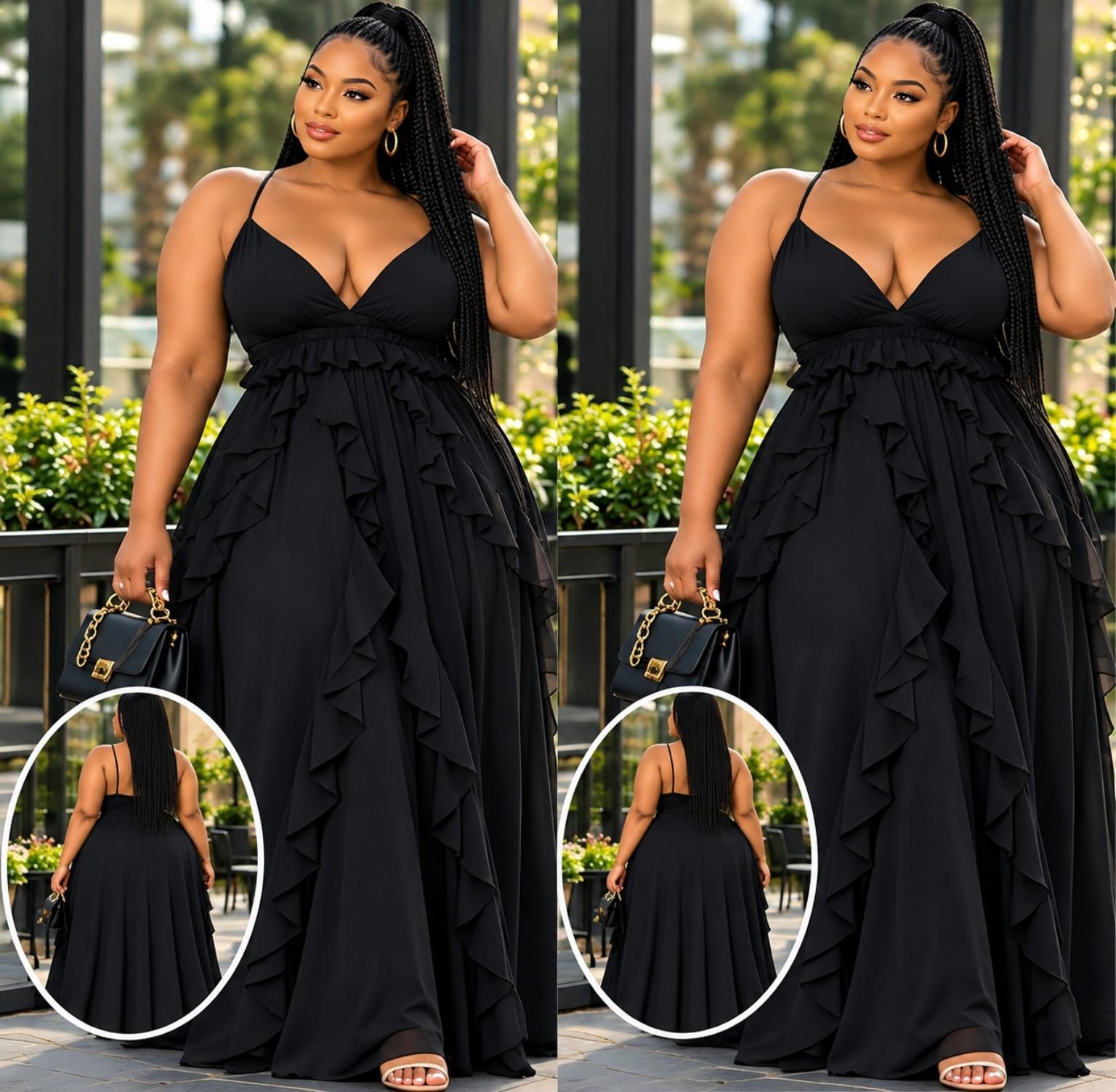 Ruffled Strap Maxi Dress, photo 2