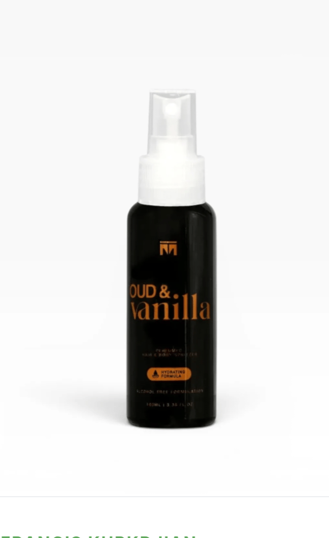 M Scents Oud & Vanilla Body Mist Spritzer, photo 1