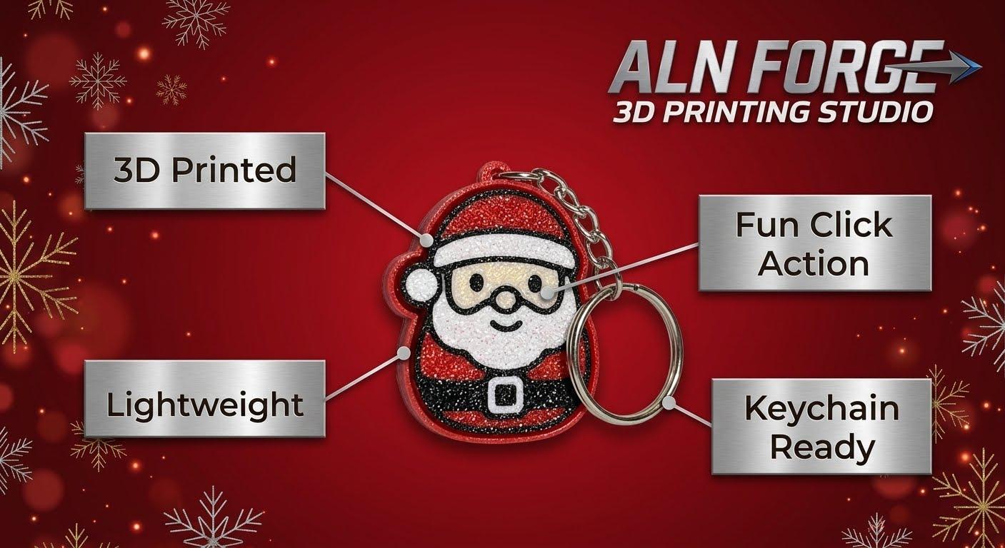 Santa Clicker Keychain 🎅🔑, photo 2