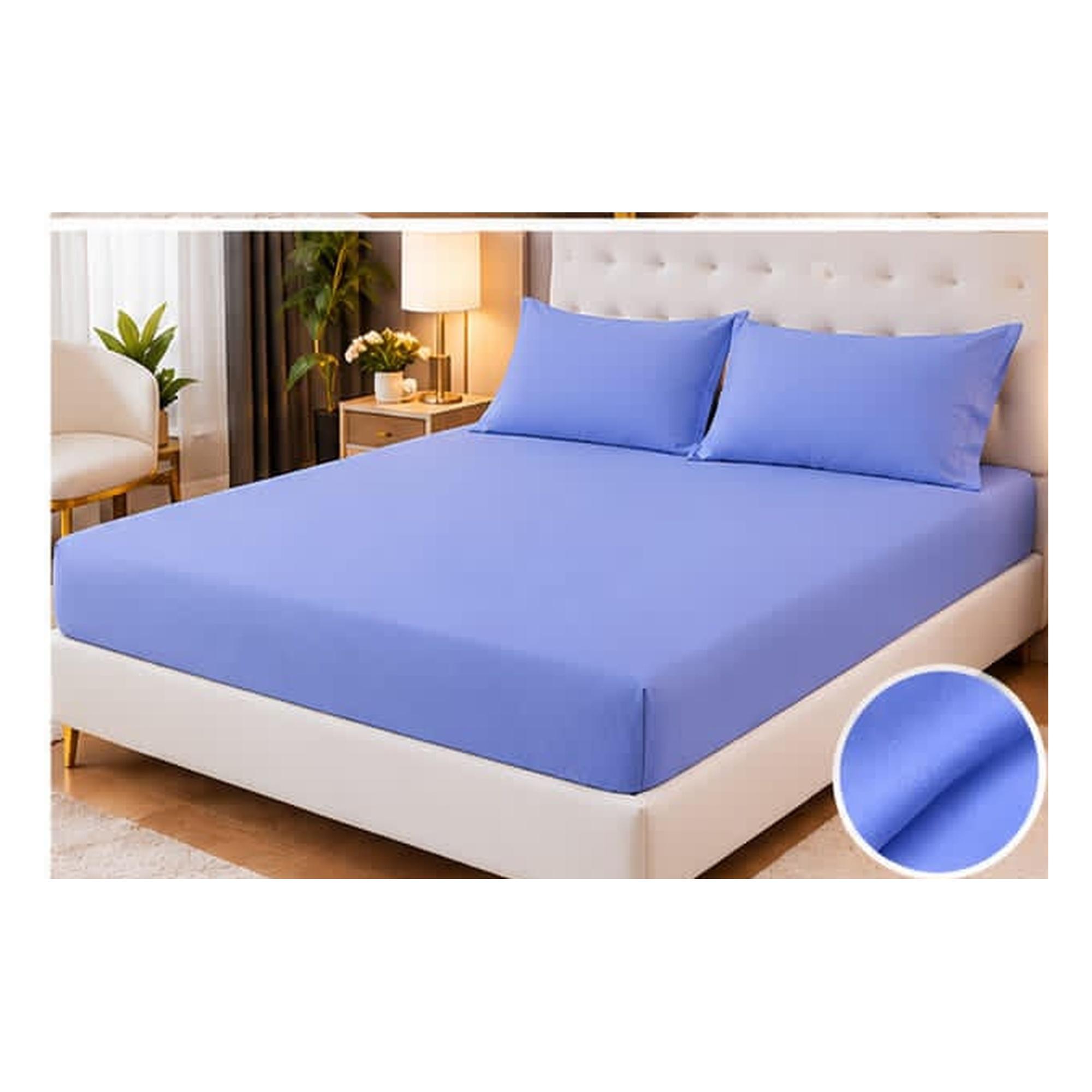 Luxury Fitted Sheet Set - Deep Pocket + 2 Pillowcases (7 Colours), photo 3