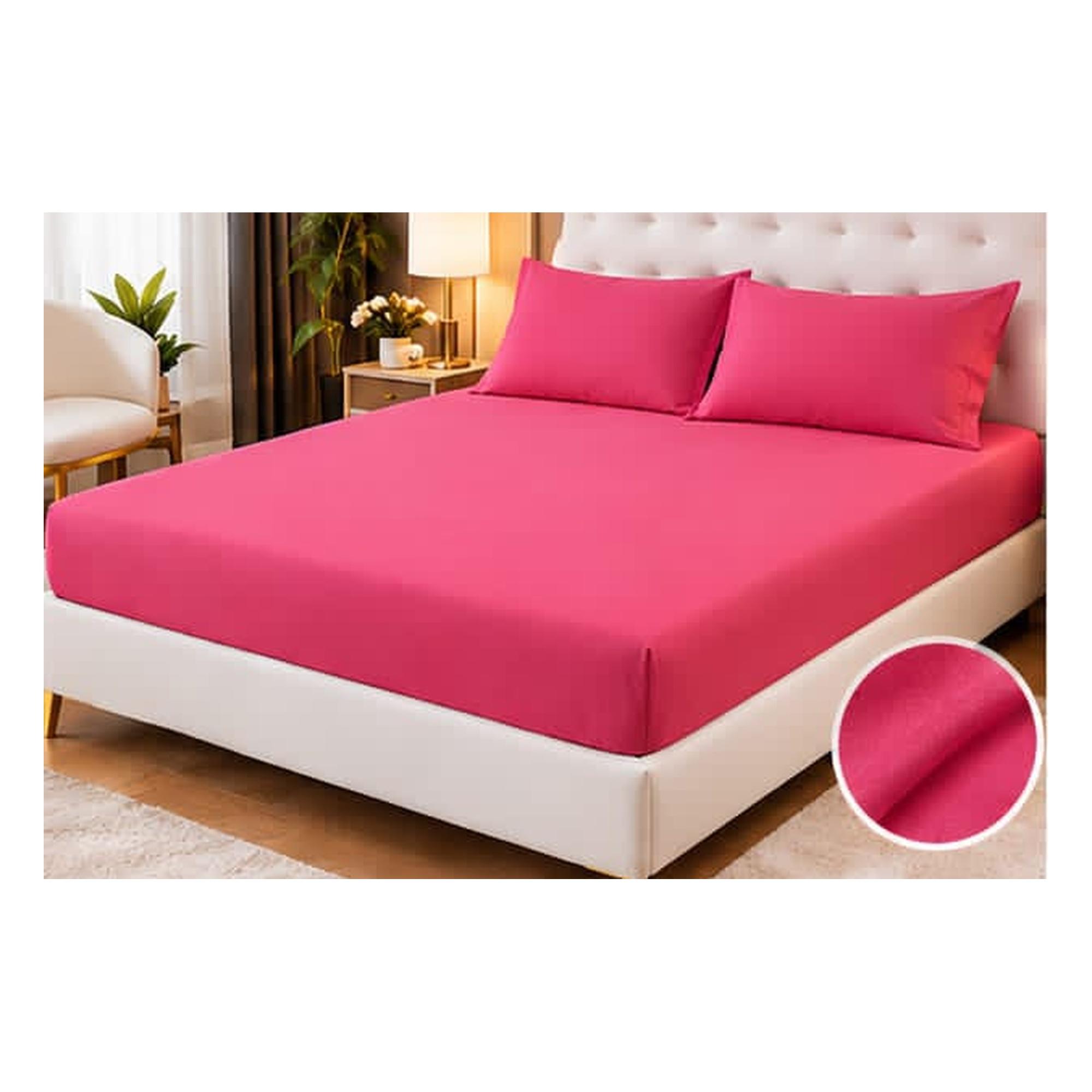 Luxury Fitted Sheet Set - Deep Pocket + 2 Pillowcases (7 Colours), photo 6