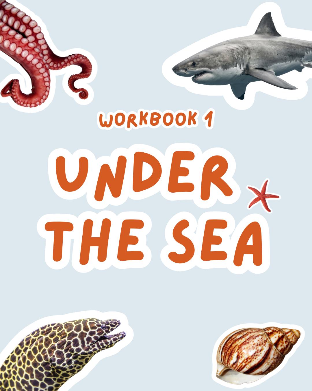 Under the Sea Montessori Printable Workbook 1 | Toddler Activity Pack | Instant Download, photo 1