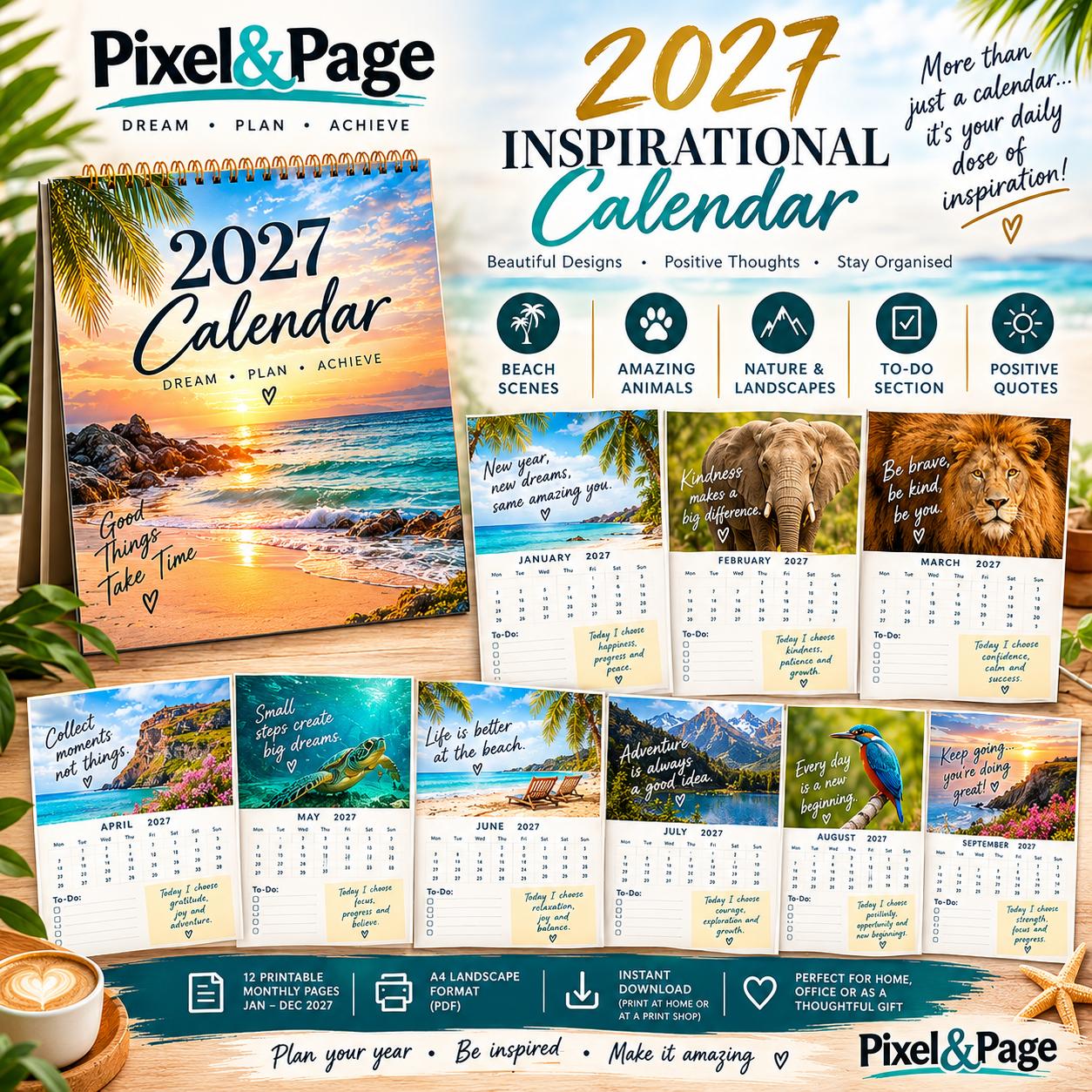 2027 Inspirational Calendar
