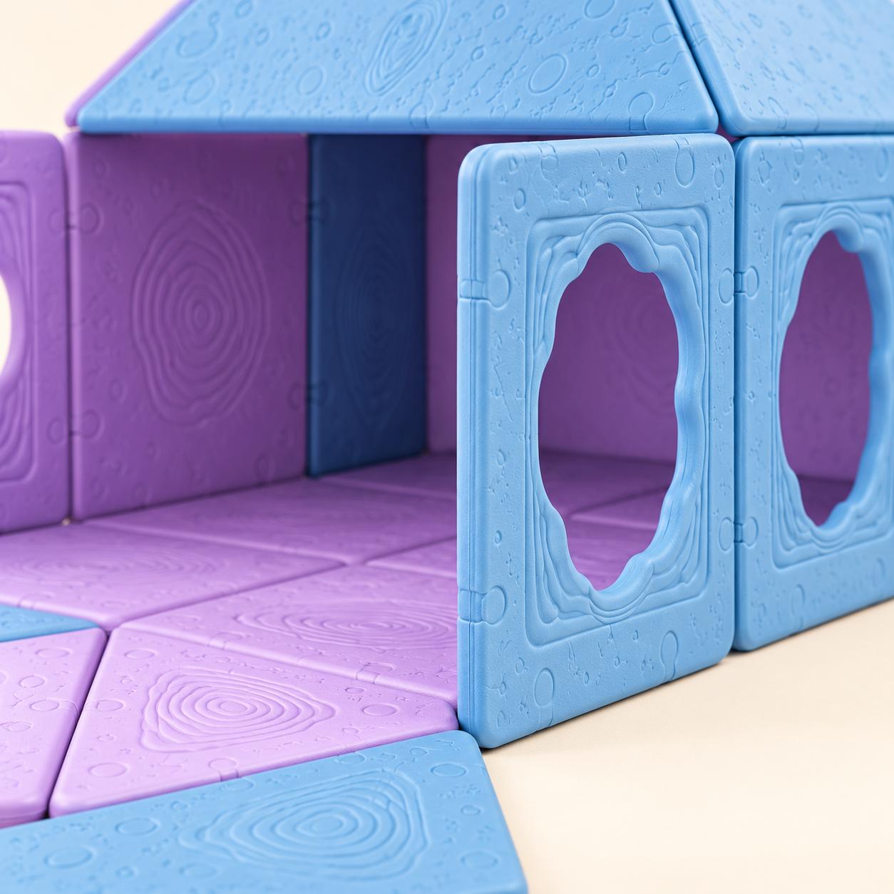 18-Piece Magnetic Fort Building Kit, photo 4