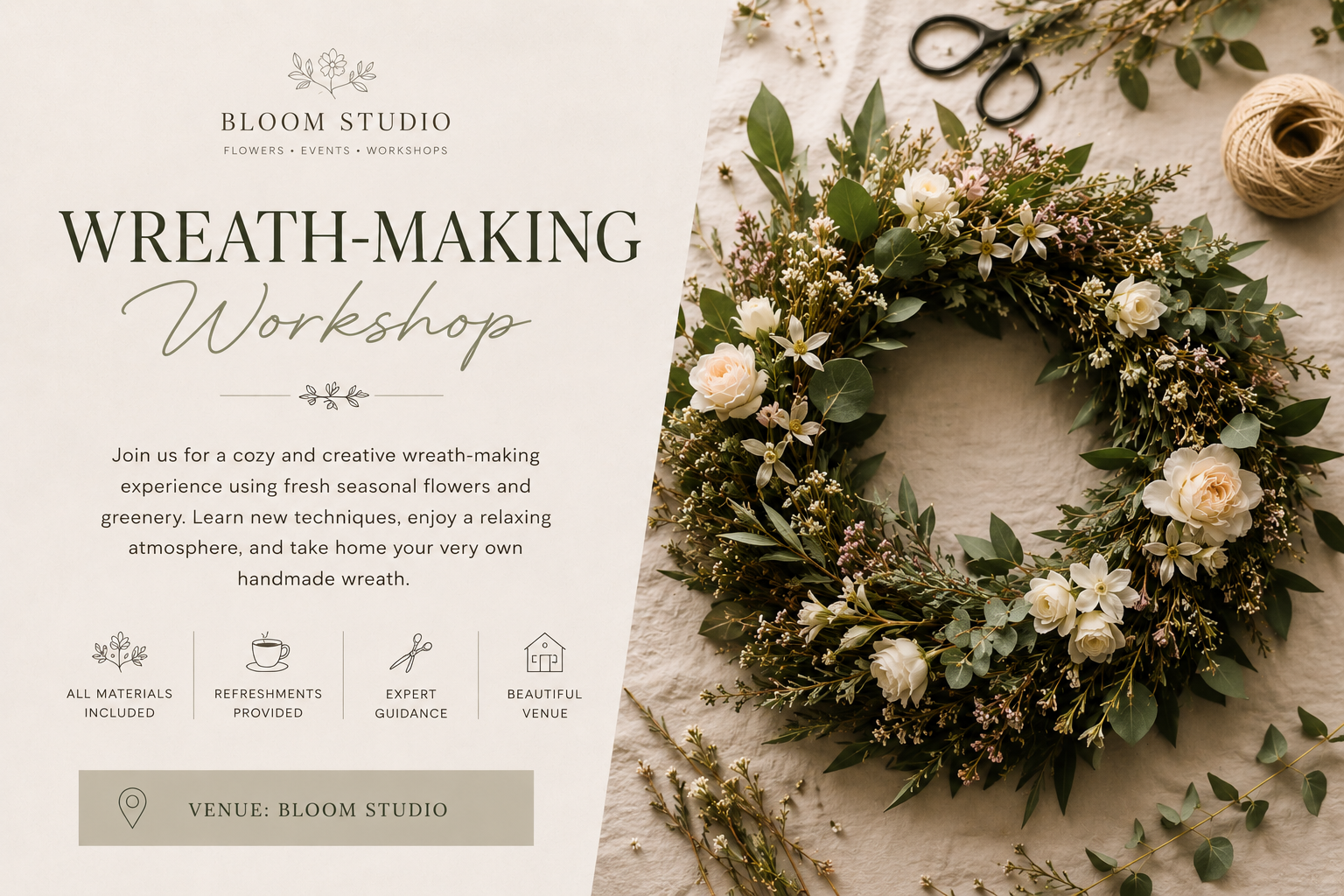 Wreath-Making Workshop Ticket