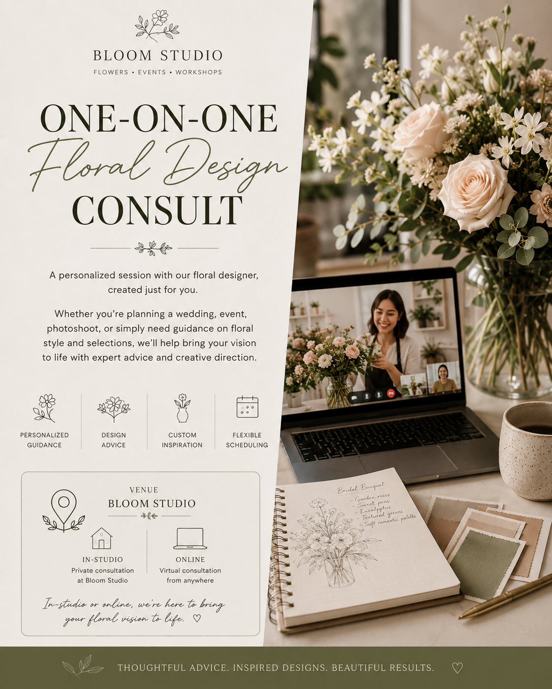 1-on-1 Floral Design Consult 
